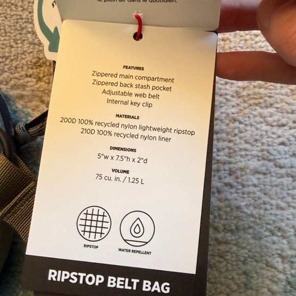 Topo Designs Ripstop Belt Bag NWT - Picture 4 of 7